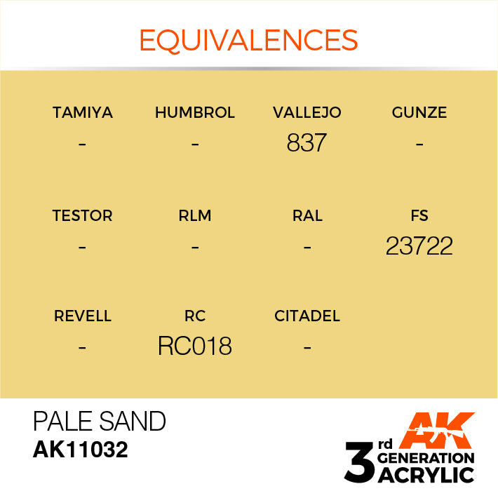 AK Interactive 3rd Gen Acrylic Pale Sand 17ml