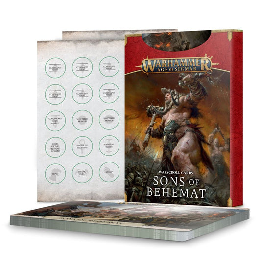 Warhammer Age of Sigmar: Warscroll Cards - Sons of Behemat