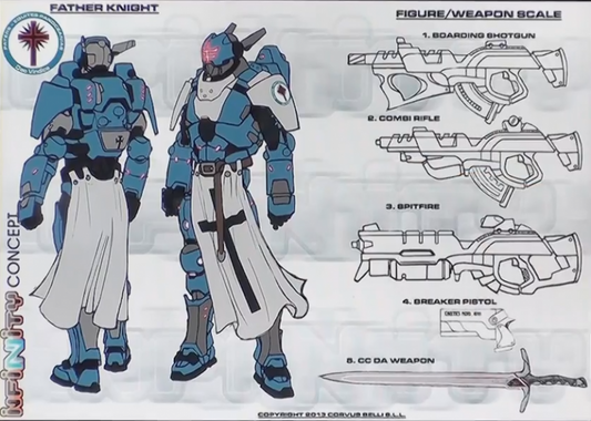 Infinity: Panoceania Father-Knight (Spitfire)