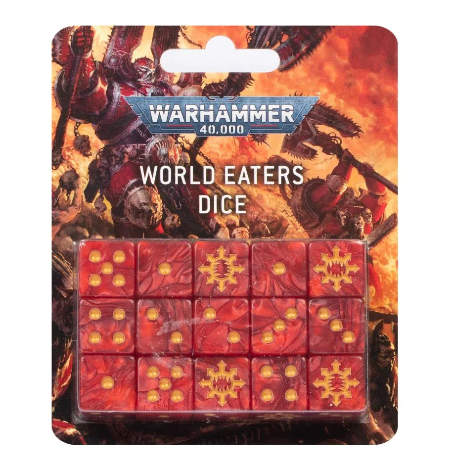 Warhammer 40000: World Eaters Dice Set