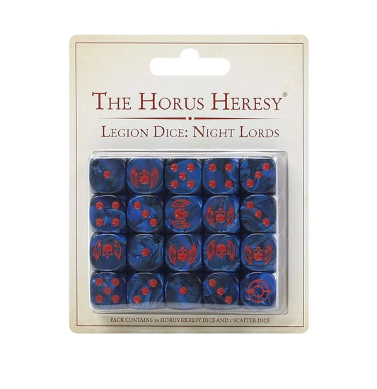 Warhammer: The Horus Heresy - Night Lords Dice Set