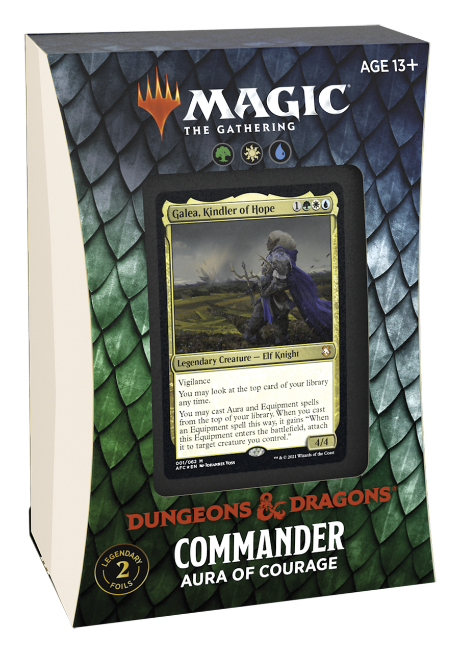 Magic The Gathering Adventures In The Forgotten Realms Commander Deck - Aura of Courage