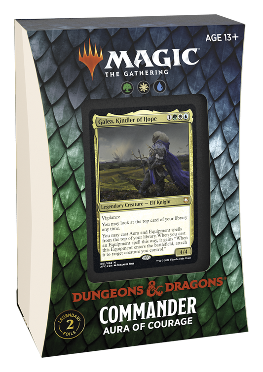Magic The Gathering Adventures In The Forgotten Realms Commander Deck - Aura of Courage