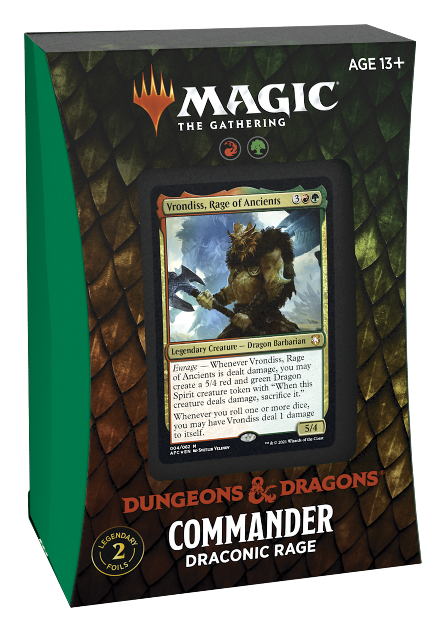 Magic The Gathering: Adventures In The Forgotten Realms Commander Deck - Draconic Rage