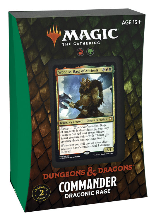 Magic The Gathering: Adventures In The Forgotten Realms Commander Deck - Draconic Rage