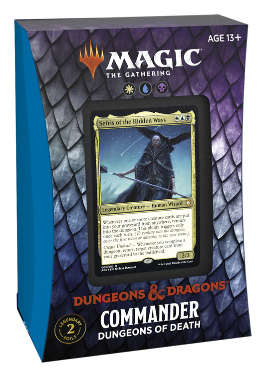 Magic The Gathering: Adventures In The Forgotten Realms Commander Deck - Dungeons of Death