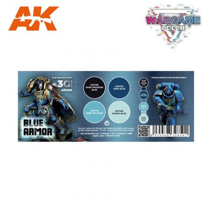 AK Interactive: 3G Wargame Color Set - Blue Armor