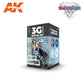 AK Interactive: 3G Wargame Color Set - Blue Armor