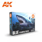 AK Interactive 3G Essential Colours - Blue Set