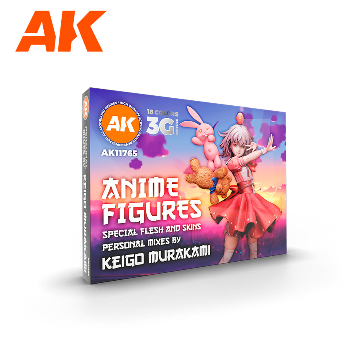 AK Interactive Signature Set Keigo Murakami (Anime Figures Paint Set)