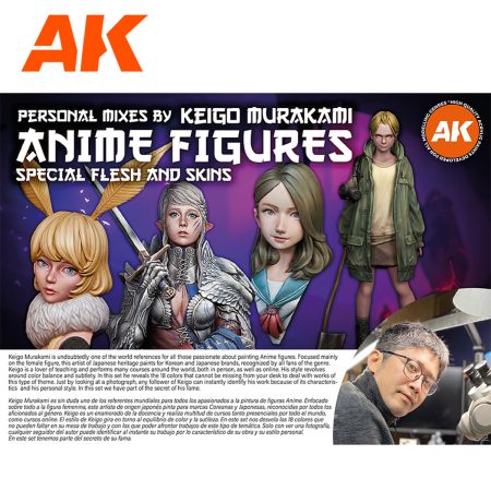 AK Interactive Signature Set Keigo Murakami (Anime Figures Paint Set)