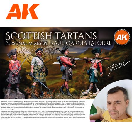 AK Interactive Signature Set Raúl García Latorre (Scottish Tartans Paint Set)