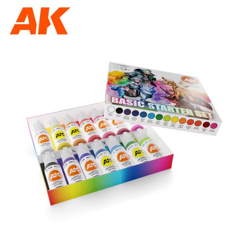 AK 3G BASIC STARTER SET – 14 COLORS