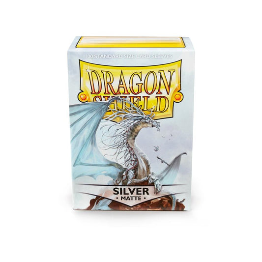 Dragon Shield Matte Silver Sleeves (100)