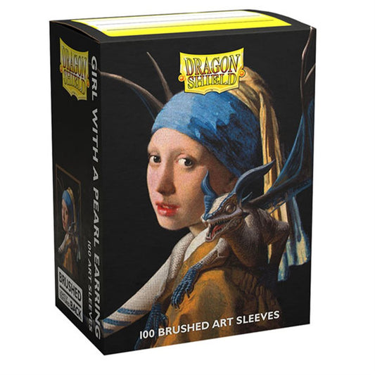 袖子:龙盾限量版拉丝艺术:珍珠龙少女(100)