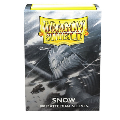 Dragon Shield Matte DUAL Snow (100) (White)