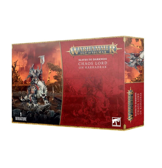 Warhammer Age of Sigmar: Slaves to Darkenss - Chaos Lord on Karkadrak