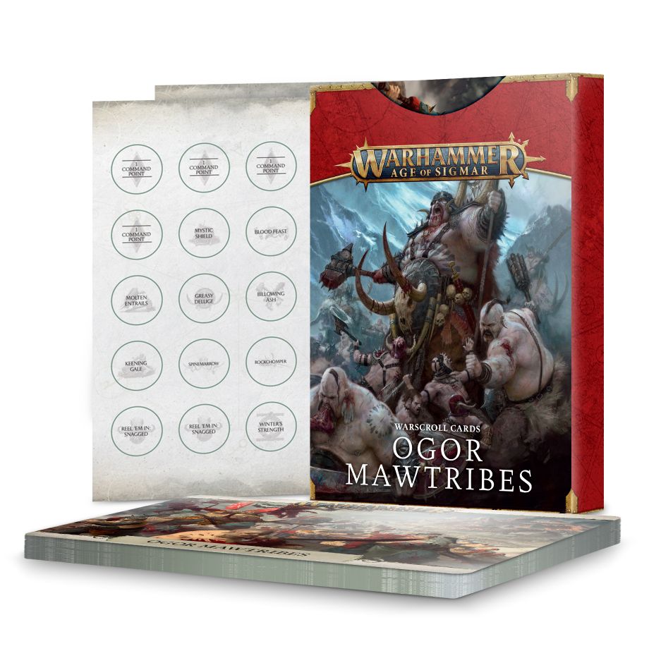 Age of Sigmar: Ogor Mawtribes Warscroll Cards