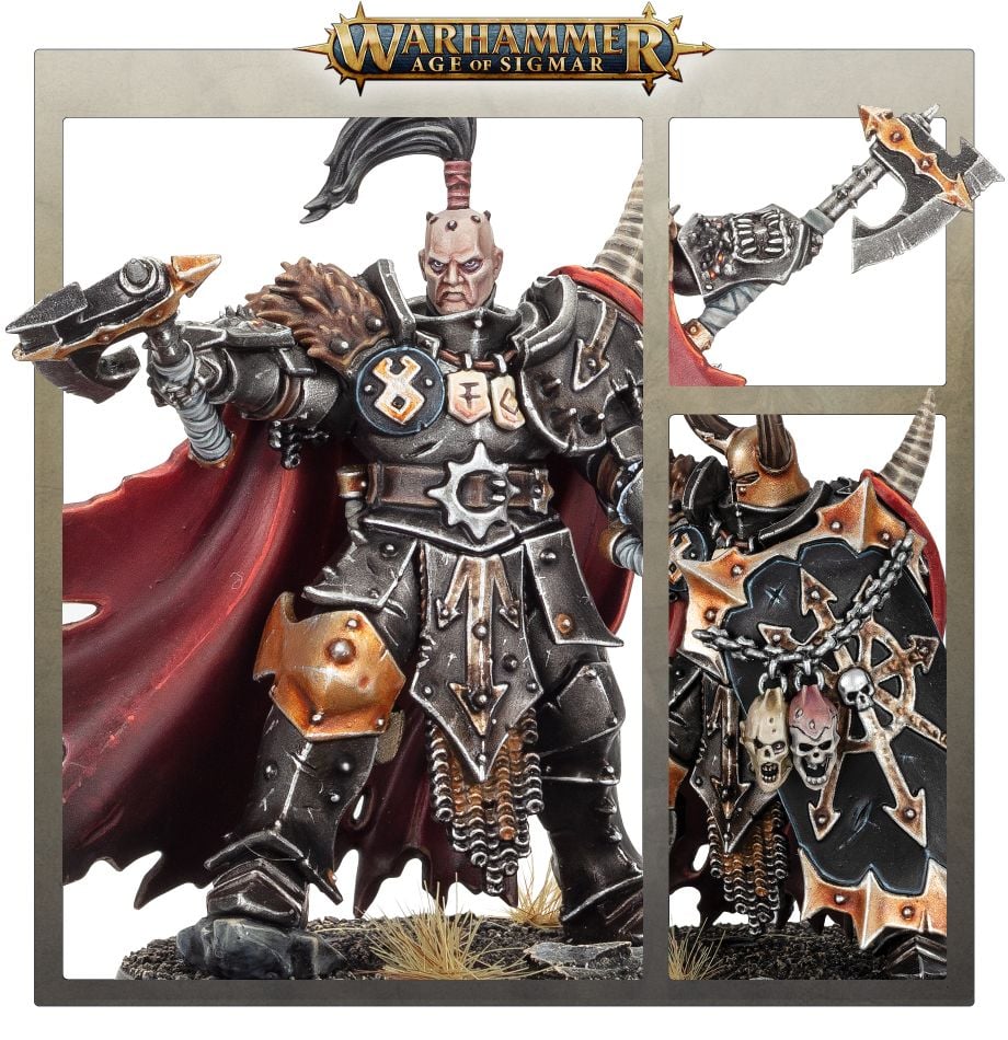 Warhammer Age of Sigmar: Slaves to Darkness - Exalted Hero of Chaos –  Tabletop Renaissance Games & Hobbies