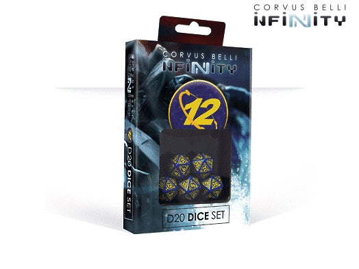 Infinity O-12 D20 骰子套装（5 个 D20 套装）