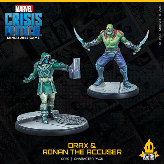 Marvel Crisis Protocol: Drax And Ronan The Accuser Character Pack