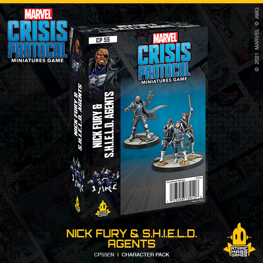 Marvel Crisis Protocol: Nick Fury & S.H.I.E.L.D. Agents Character Pack