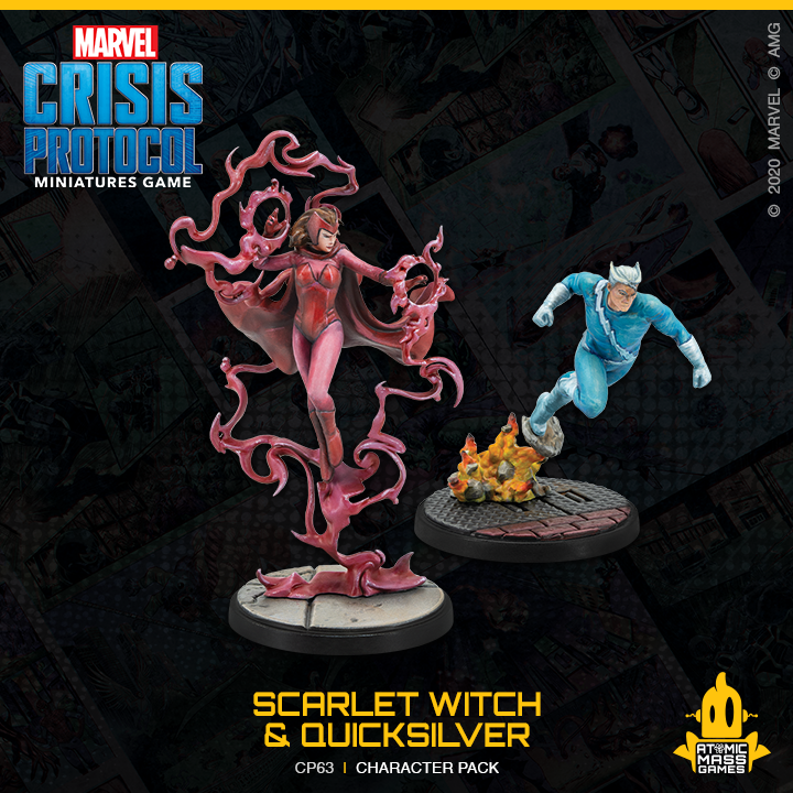 Marvel: Crisis Protocol - Scarlet Witch & Quicksilver Character Pack