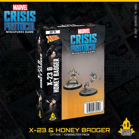 Marvel Crisis Protocol: X-23 & Honey Badger Character Pack