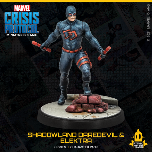 Marvel Crisis Protocol: Shadowland Daredevil & Elektra With Hand Ninjas