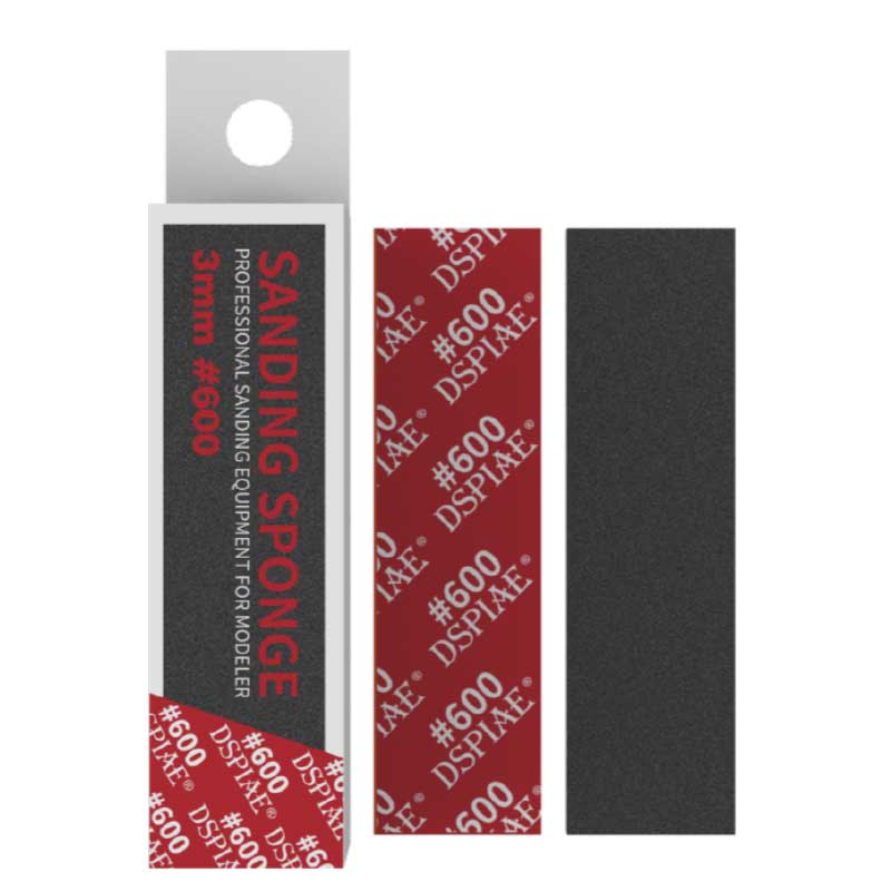 DSPIAE 3mm 600 Sanding Sponge 5Pcs Tabletop Renaissance Games & Hobbies