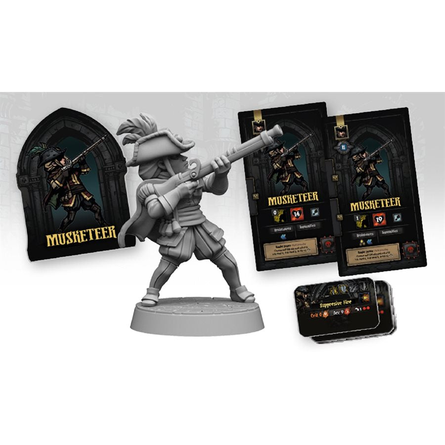 Darkest Dungeon The Board Games Musketeer Expansion Tabletop