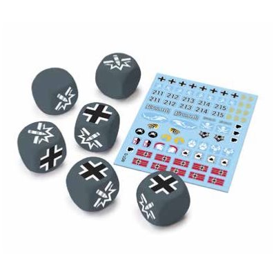 坦克世界:德国骰子和贴花套装