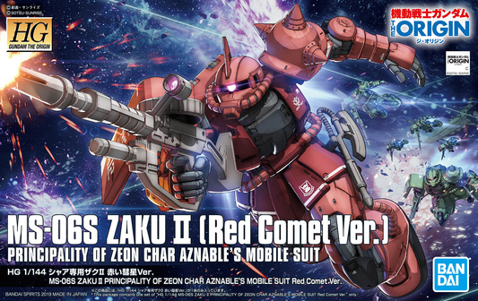 1/144 HGTO MS-06S Char Aznable's Zaku II (Red Comet Ver.)