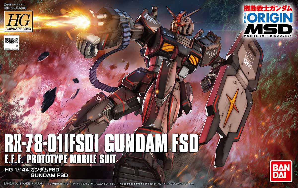 HGTO 1/144 RX-78-01[FSD] Gundam [FSD]