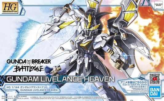 HG 1/144 Gundam Livelance Heaven (Gundam Breaker Battlogue)