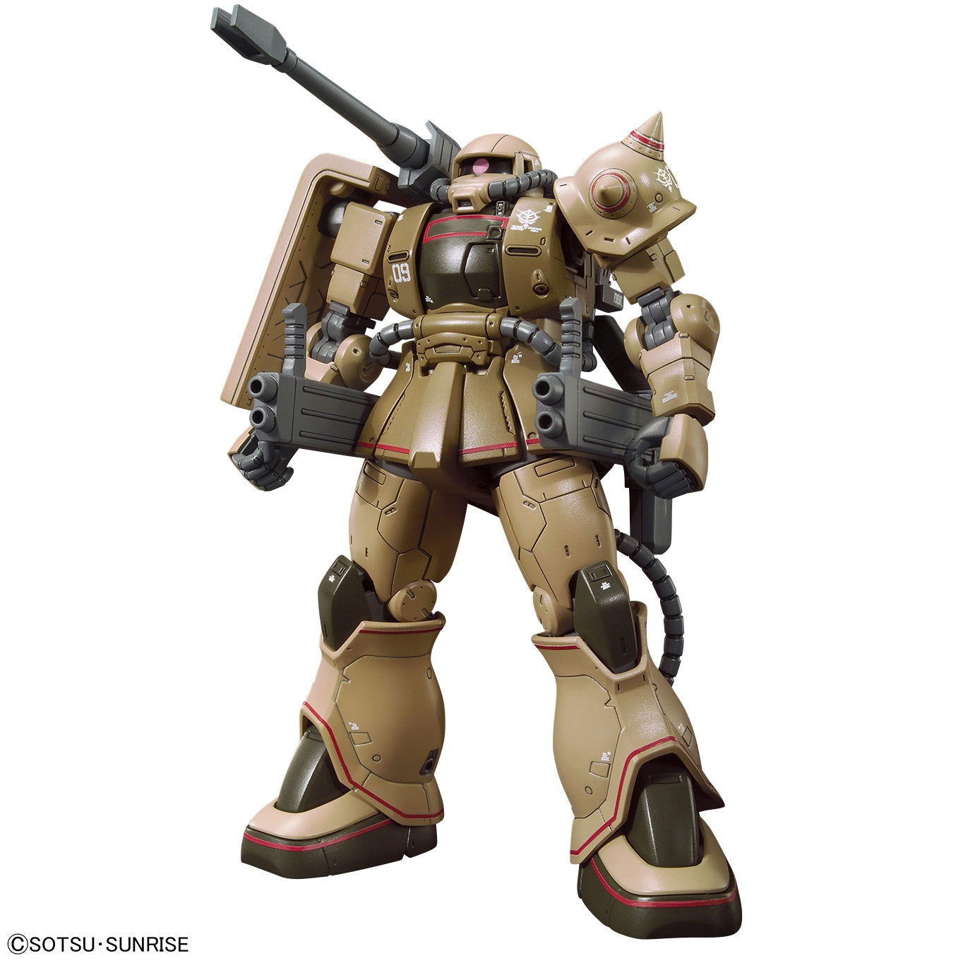 HG 1/144 MS-06CK Zaku Half Cannon