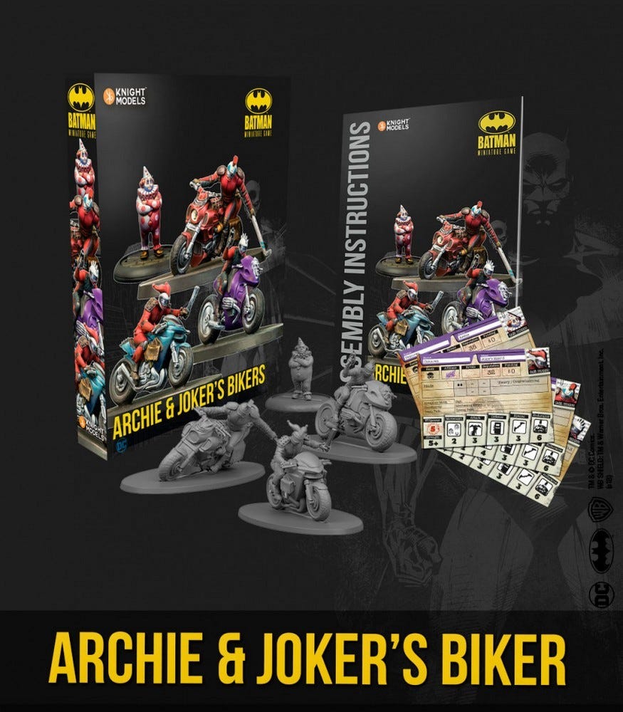 Batman Miniature Game: Archie & Joker's Bikers