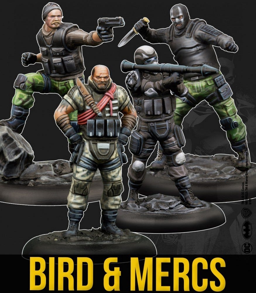 Batman Miniature Game: Bird & Mercs