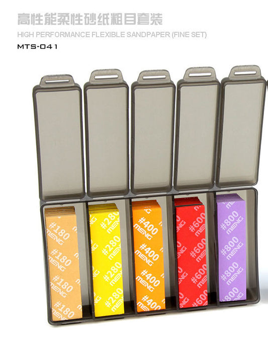 Meng x Dspiae High Performance Flexible Sandpaper, Fine Set - 30Pcs