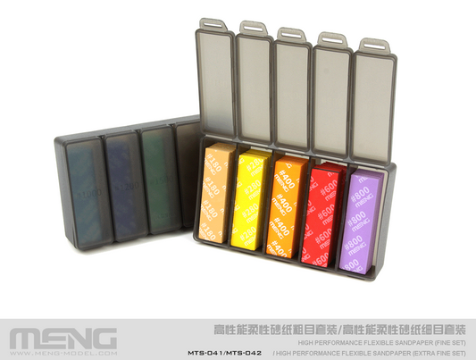 Meng x Dspiae High Performance Flexible Sandpaper, Fine Set - 30Pcs