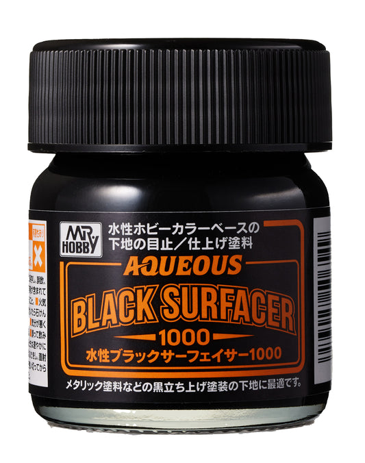 Mr Hobby Aqueous Black Surfacer 1000 (40ml)