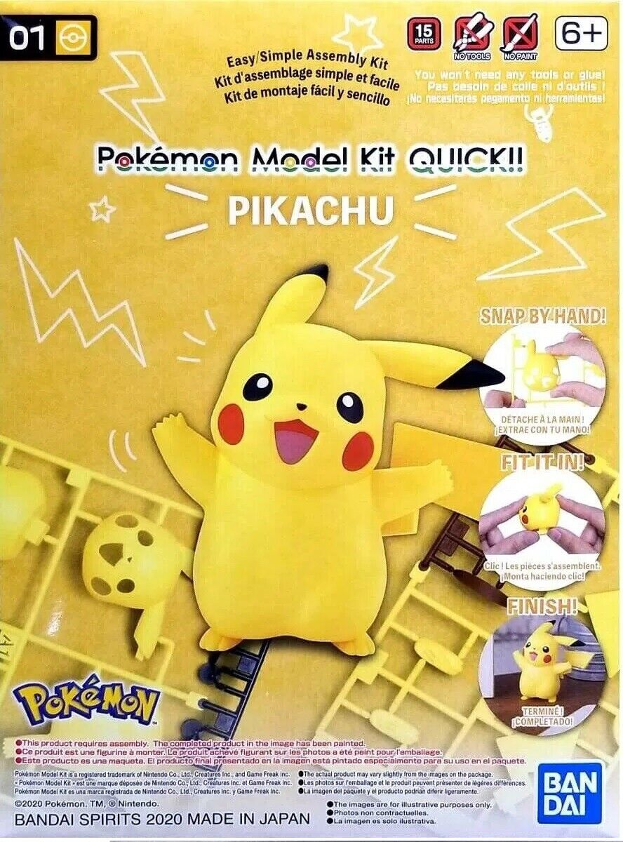 Pokemon Modek Kit Pokemon Model Kit Quick! - Pikachu – Tabletop Renaissance Games & Hobbies