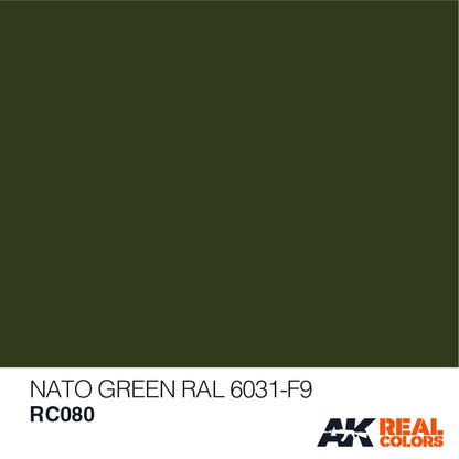 AK Interactive Real Colors Nato Green RAL 6031-F9 10ml