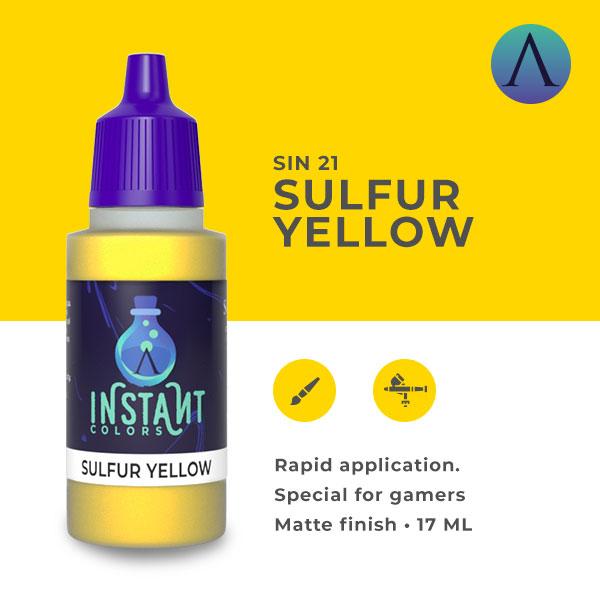 Instant Colors: Sulfur Yellow (17ml)