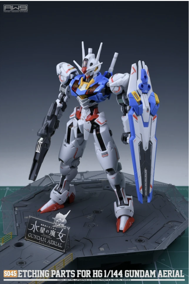 Photo-Etched Parts & Decals for HG 1/144 Gundam Aerial – Tabletop ...
