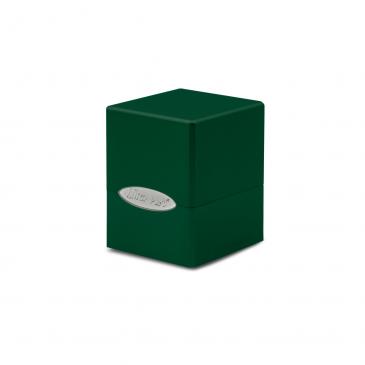 甲板盒：高光祖母绿缎面立方体（100 克拉）