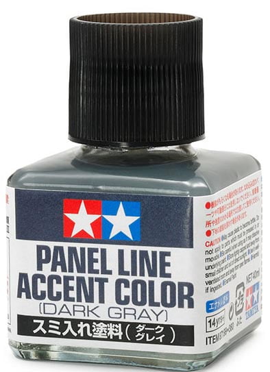 Tamiya Panel Line Accent Color - Dark Gray