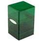 Glitter Satin Tower Deck Box (Green)