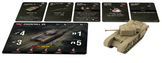 坦克世界微型游戏：第 5 波 - 丘吉尔 VII（英国）