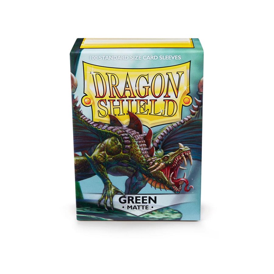Dragon Shield Matte Green Sleeves (100)